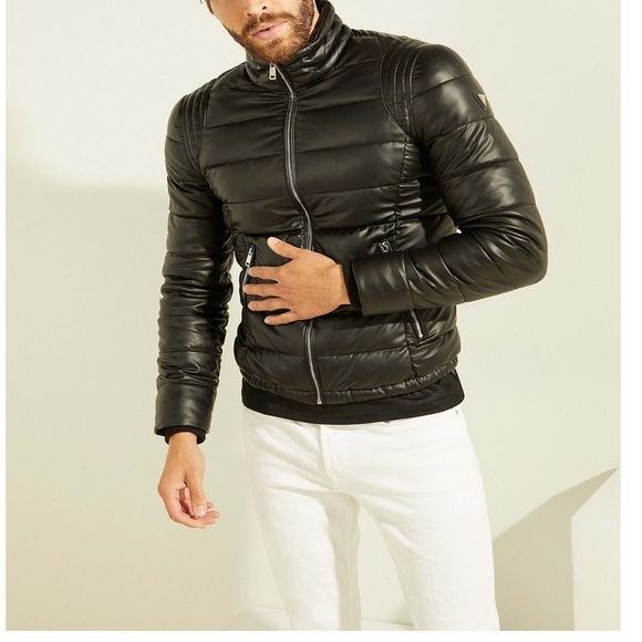 New Guess Smart Stretch Puffer Jacket SZ XL - Picture 4 of 9